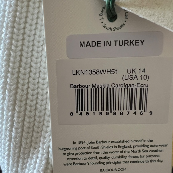 Barbour Maskia cotton cardigan - Picture 9 of 13